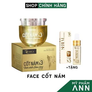 Kem Face Cốt Nám Sica White X3 Tinh Chất Sâm Vàng Chính Hãng - Tặng Serum