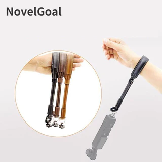 Novelgoal Da PU Wirst Dây Đeo Cho DJI Pocket 3 Dây Cầm Tay Với 1 / 4 Vít Dây Đeo Tay Cho Túi 3 Gimbal Phụ Kiện Máy Ảnh