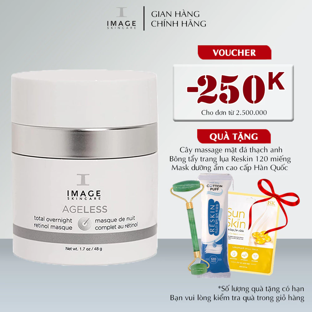 Mặt nạ ngủ trẻ hóa da Image Skincare Ageless Total Overnight Retinol Masque 48gr