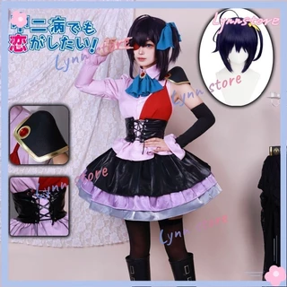 Takanashi Rikka Trang Phục Hóa Trang Anime Tình Yêu Chunibyo Ảo Tưởng Khác Cosplay Gothic Đầm Trang Phục Tóc Giả Phụ Kiện Cosplay Trọn Bộ Trang Phục