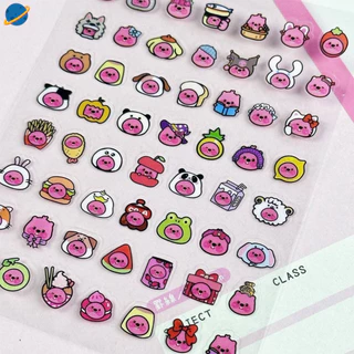 Set 56 Sticker Hoạt Hình Dễ Thương Dùng Để Trang Trí Nhật Ký ZOE