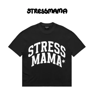 【HOT】 Stressmama Áo thun SSMA 2SIDED T-Shirt Cotton vải dày 220 GSM thoáng mát in lụa thủ công Local Brand Áo thun cotto