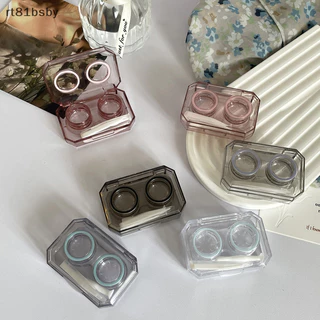 Rt Clear Mini Contact Lens Case Có Gương Du Lịch Bộ Mắt Di Động Ống Kính Tiếp Xúc Ngâm Hộp Bảo Quản Đơn Giản Unisex Quà Tặng VN