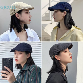 Gjcute Beret Thời Trang Phiên Bản Hàn Quốc Mũ Lưỡi Vịt Anh Đơn Giản Và Thường Ngày WTD