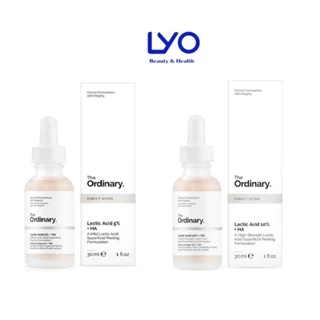 Serum tẩy da chết hoá học Lactic Acid 5% + HA và Latic Acid 10% + HA The Ordinary 30ML