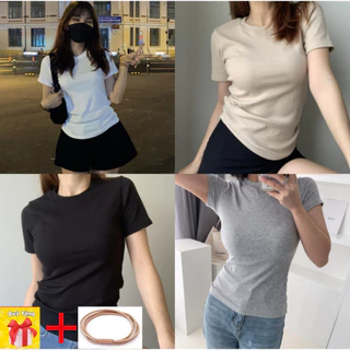 {FREESHIP}ÁO THUN BABYTEE  TRƠN ĐƠN GIẢN , BASIC TEE FORM ÔM , BABY TEE BODY