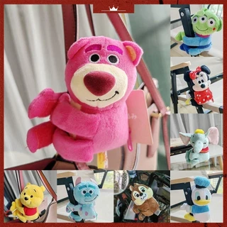 Mặt dây chuyền ôm búp bê sang trọng, Chip 'n' Dale Pooh Gấu dâu Ví đựng tiền xu, Túi dây kéo Lotso sáng tạo Ví xe