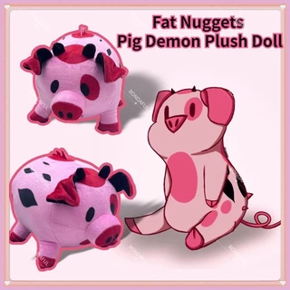 Hazbin Hotel Fat Nuggets Búp bê nhồi bông sang trọng Lợn Demon Đồ chơi sang trọng Mềm mại Dễ thương Aniamal Plushies Búp bê dành cho trẻ em và shinvn