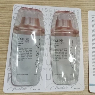 [Gói sample 2ml] Tinh chất mờ nám và tàn nhang chuyên sâu OMUSE MelaV White Serum