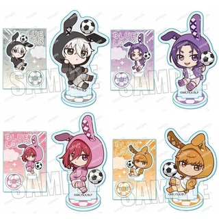 Mô hình Standee Bluelock Isagi Reo Nagi Sae Rin Chigiri Meguru Kunigami Baro a17 Phụ kiện trang trí để bàn góc học tập