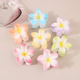 Julyhot Sáng Tạo Plumeria Hoa Tóc Vuốt Kẹp Vintage Nhiều Màu Sắc Hoa Lấy Kẹp Dành Cho Nữ Thời Trang Phụ Kiện Tóc Mũ Đội Đầu Massivedeals