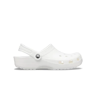 Dép Crocs Unisex Classic - White - Tặng kèm 6 Jibbitz (charm) ngẫu nhiên