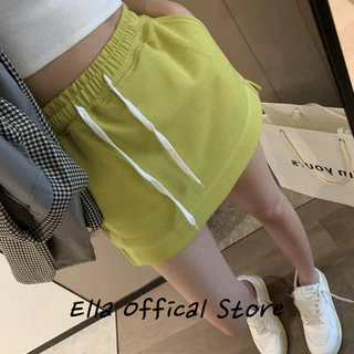 Ella Store quần ống rộng Quần Túi Hộp cozy Thông thường comfortable Thanh lịch WFK2430S72 14Z240401