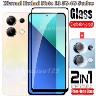 Kính Cường Lực Bảo Vệ Màn Hình 2 Trong 1 Cho Xiaomi Redmi Note 13 5G 4G 2024 Note13 4G Note13 13 Pro 13Pro Note13pro 5G 4G