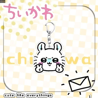 Ivory Anime Chiikawa Móc Khóa, Momonga Rakko Chiikawa Mặt Dây Chuyền, Đồ Chơi Hoạt Hình Vui Nhộn Acrylic Kawaii Usagi Móc Khóa Quà Tặng