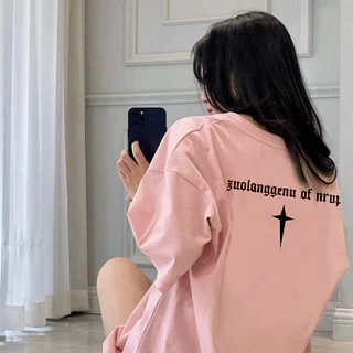 HIIXIIVI 100% Cotton Tay Ngắn Oversize Unisex Áo Thun Plus Size Người Phụ Nữ Tee Baggy Hoạt Hình Áo