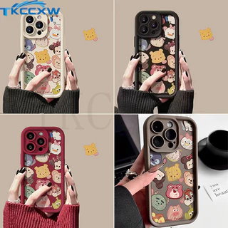 DISNEY Ốp Điện Thoại TPU Mềm Chống Sốc Hình Mickey Minnie Gấu Pooh Cho iPhone 12 11 Pro MAX 12 13 Mini XS MAX XR X