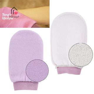 [Tdiepf] Găng tay đi tắm tắm tẩy tế bào chết rửa da mitt massage loofah máy chà cơ thể MỚI