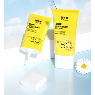 Kem chống nắng SPF50 PA + + + Chống tia cực tím Làm mới cơ thể chống mồ hôi chống thấm nước không lành mạnh