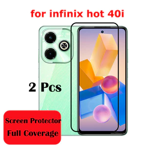 2 Chiếc 9D infinix Hot 40i Kính Cường Lực Cho infinix Hot 40 Pro Note 40 30 30i 4G 5G Full Cover Bảo Vệ Màn Hình Kính Phim Bảo Vệ Phim