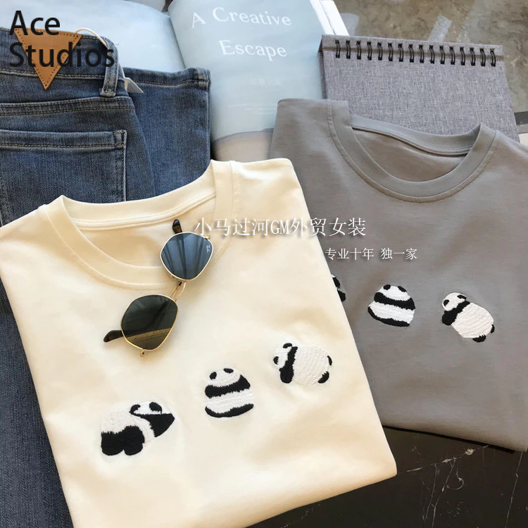 Ace Studios áo phông áo thun nữ croptop baby tee Đơn giản Thể thao Minimalist phổ biến WTX24200XS 5Z240202