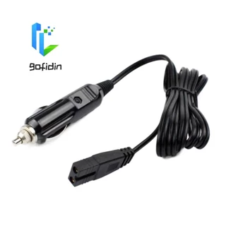 Dây cắm chì tủ lạnh Mini GOFIDIN, Dây thay thế cáp dẫn tủ lạnh ô tô 2m, phích cắm 2 chân DC 12V Dây nguồn Hộp làm mát ô tô Hộp làm mát ô tô Hộp làm mát điện