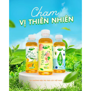 Thùng 24 Chai Nước Tvt Vị Đào- Việt Quất- Trà Tắc x 450ml