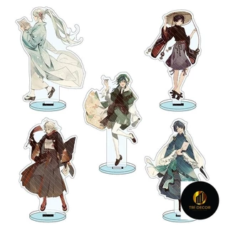 Mô hình Standee Genshin Impact Anime Figure Xiao Venti Hutao Zhongli Acryljc Phụ kiện trang trí để bàn góc học tập