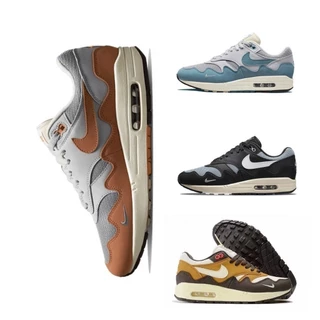 Giày chạy bộ nam nữ cổ điển Patta X Air Max 1 có cùng đoạn Deua