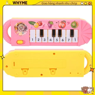 WHYME Đồ chơi đàn piano âm nhạc nhỏ Giáo dục sớm cho trẻ em di động