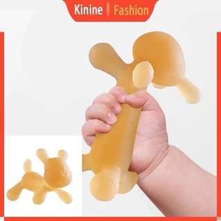 Kin Soother Thỏ Silicon Nhai Đồ Chơi Răng An Toàn Và Hiệu Quả Giảm Đau