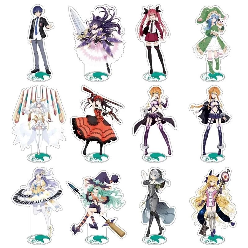 Mô hình Standee DATE A LIVE Shido Kotori Tohka Reine Mukuro Origami Tokisaki 8 Phụ kiện trang trí để bàn góc học tập