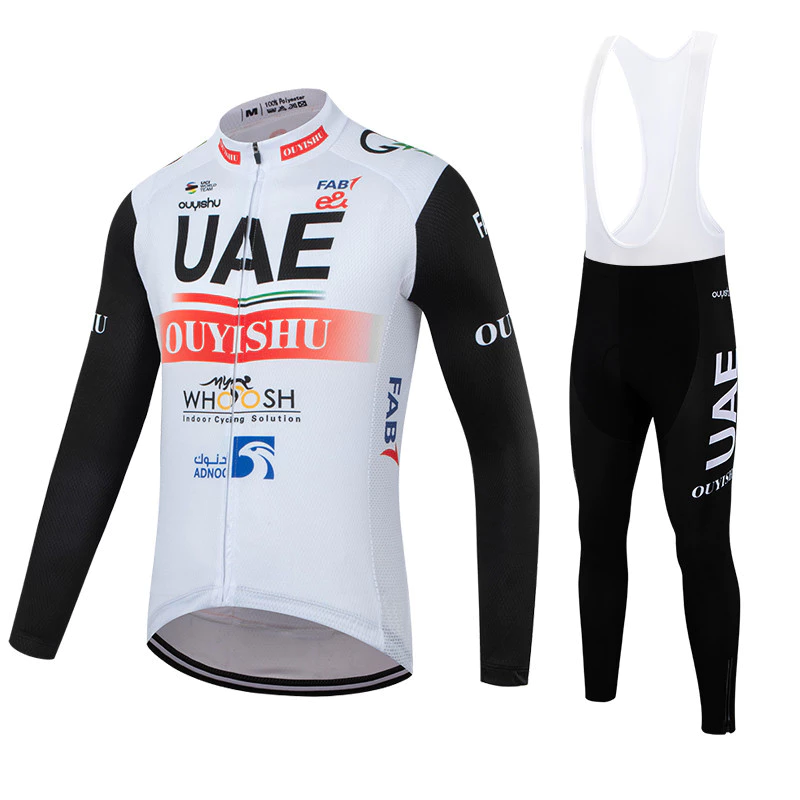 2024 Mới Nhất Nam Đi Xe Đạp + Bộ Dài Tay Xe Đạp Moutain + Áo Đi Xe Đạp Nhanh Khô Pro + 20D Gel Đệm Đi Xe Quần Dài