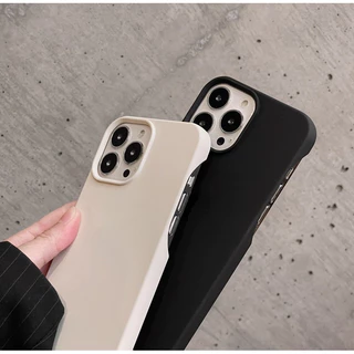 Ốp điện thoại silicon lỏng siêu mềm không viền cho IPhone XR XS Max 11 12 13 14 15 Pro Max 14 15 Plus màu đen