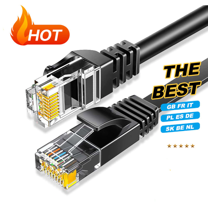 Cáp mạngCAT6 Ethernet tốc độ cao chuẩn RJ45 UTP cho bộ định tuyến PC/laptop 1m đến 10m