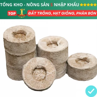 Set 100 viên nén ươm mầm sơ dừa, ươm hạt giống đất xơ dừa trồng cây