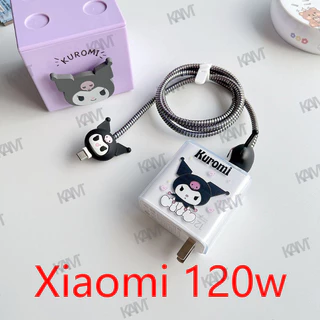 Kam 5 Cái / bộ Vỏ Bảo Vệ Sạc Hoạt Hình Xiaomi 120w 3D Hoạt Hình Dễ Thương Cáp Dữ Liệu Bảo Vệ Vỏ Cáp Thích Hợp Cho Xiaomi 12 / 12Pro / Redmi note11pro + / Mix4