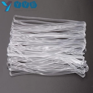 Yve 30 Chiếc Vòng Hành Lý Dây Đeo, Nhựa PVC Trong Suốt 6 Inch, Thẻ Trong Suốt Danh Thiếp Chèn Túi Văn Phòng