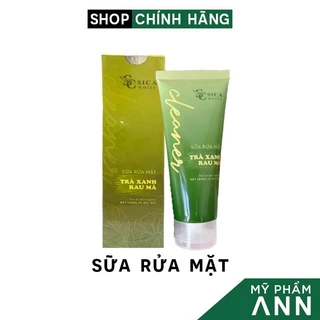 Sữa Rửa Mặt Trà Xanh Rau Má Sica White Chính Hãng 100ml