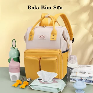 Balo bỉm sữa FASHION thời trang, cách nhiệt, chống nước, chống trầy xước cho mẹ và bé đựng đồ dùng em bé sơ sinh DD343