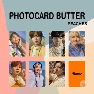 [ PHOTOCARD ] Thẻ Card Bo Góc Thành Viên BTS - BUTTER PEACHES [UNOFFICIAL] - Giấy C300 Cứng Cáp - Cán Sần Xịn [FANMADE]