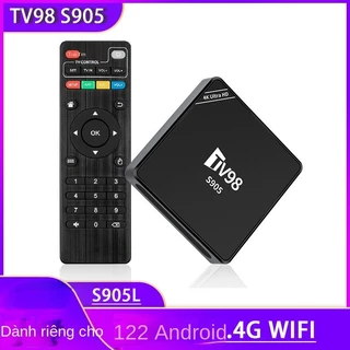 Hộp giải mã TV TV98 S905 4K HD 2.4GWIFI Android 12 Internet TV