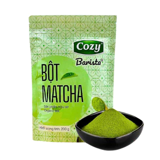 Bột Trà Xanh Matcha Cozy Barista Gói 200g