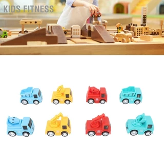 Kids Fitness 8 Chiếc Trẻ Em Đồ Chơi Xây Dựng Ô Tô Giáo Dục Tương Tác Kéo Lại Xe Màu Sắc Rực Rỡ Dễ Thương Cho Bé Tải Trên 3 Tuổi