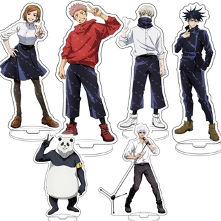 Mô hình Standee Jujutsu Kaisen Toge Megumi yuta Gojo Geto Yuji Sukuna Maki c10 Phụ kiện trang trí để bàn góc học tập