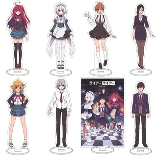 Mô hình Standee Anime Liar Liar LIAR·LIAR Himeji Shirayuki Saionji Sarasa Phụ kiện trang trí để bàn góc học tập