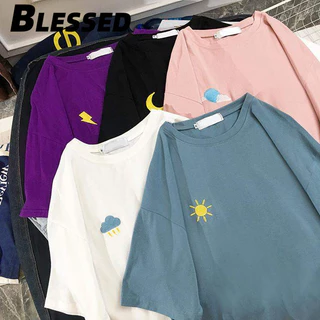 Blessed áo phông áo thun nữ croptop baby tee Korean Đơn giản Casual Thể thao WTX24402Z1 15Z240408