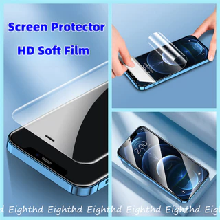 Phim Mềm HD Hydrogel Cho iPhone 11 12 13 14 15 Pro Max X Xr Xs 8 7 6 Plus SE 2020 Phim Hydrogel Ánh Sáng Tím Phim Bao Gồm Tất Cả