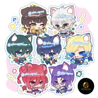 [ PACK GACHA ] standee truyện tranh blue lock  mèo meo 3cm sát viền dễ thương nlp