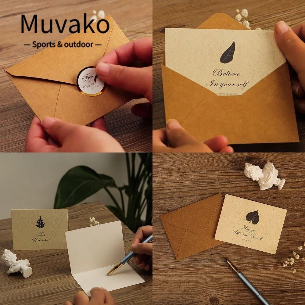 Muvako Thiệp mời, với băng niêm phong vàng Lời chúc tốt nhất Phong bì Thiệp chúc mừng, Nội dung nghi lễ Viết giấy Thẻ tin nhắn Ngày lễ tình nhân